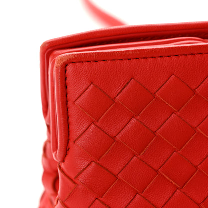 Bottega Veneta Nappa Intrecciato Satchel Red 11 of 11