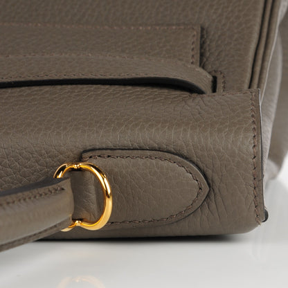 Hermes Taurillon Clemence Kelly Retourne 32 Etain 11 of 23