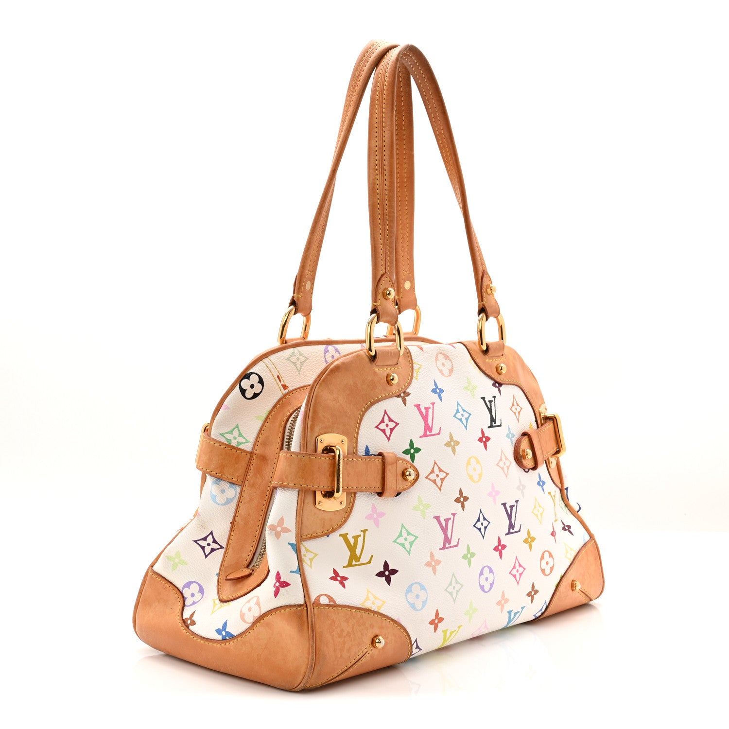 Louis Vuitton Monogram Multicolor Claudia White 3 of 9