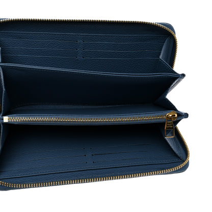 Louis Vuitton Empreinte Zippy Wallet Denim Creme 5 of 8