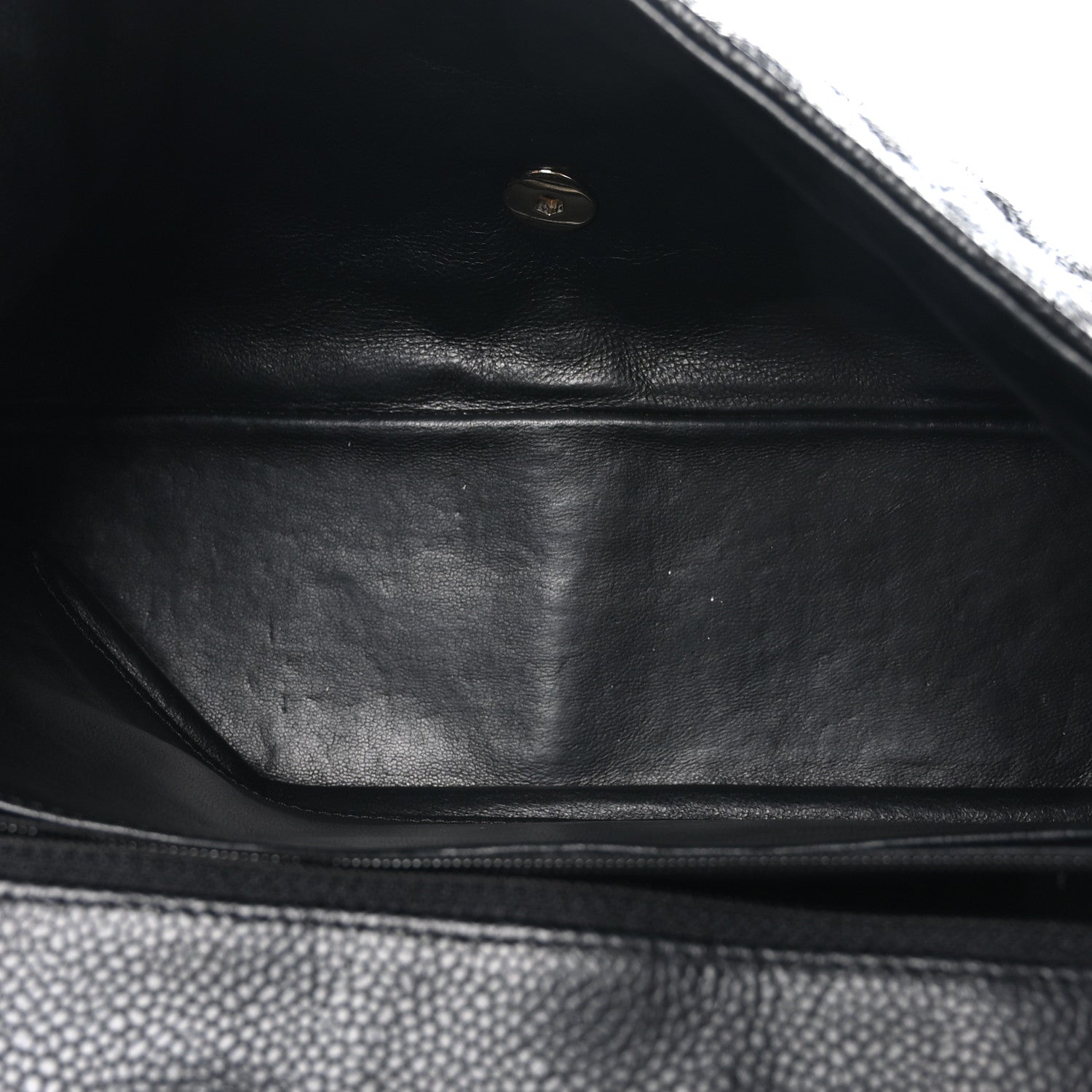 Chanel Caviar Quilted Jumbo Single Flap Black 5 of 10