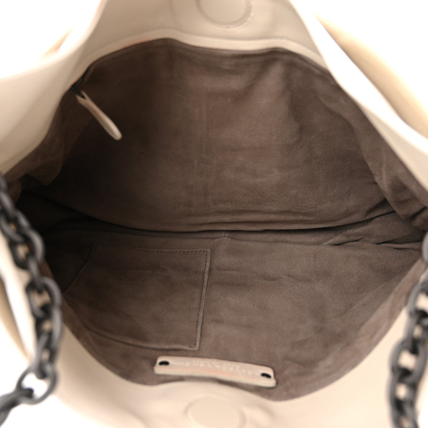 Nappa Intrecciato Shoulder Bag White