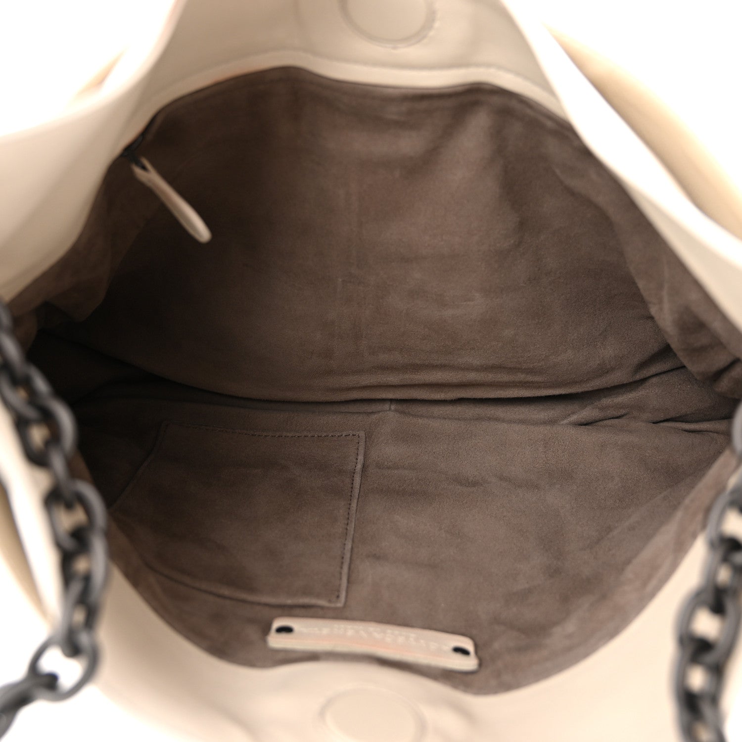 Bottega Veneta Nappa Intrecciato Shoulder Bag White 5 of 9
