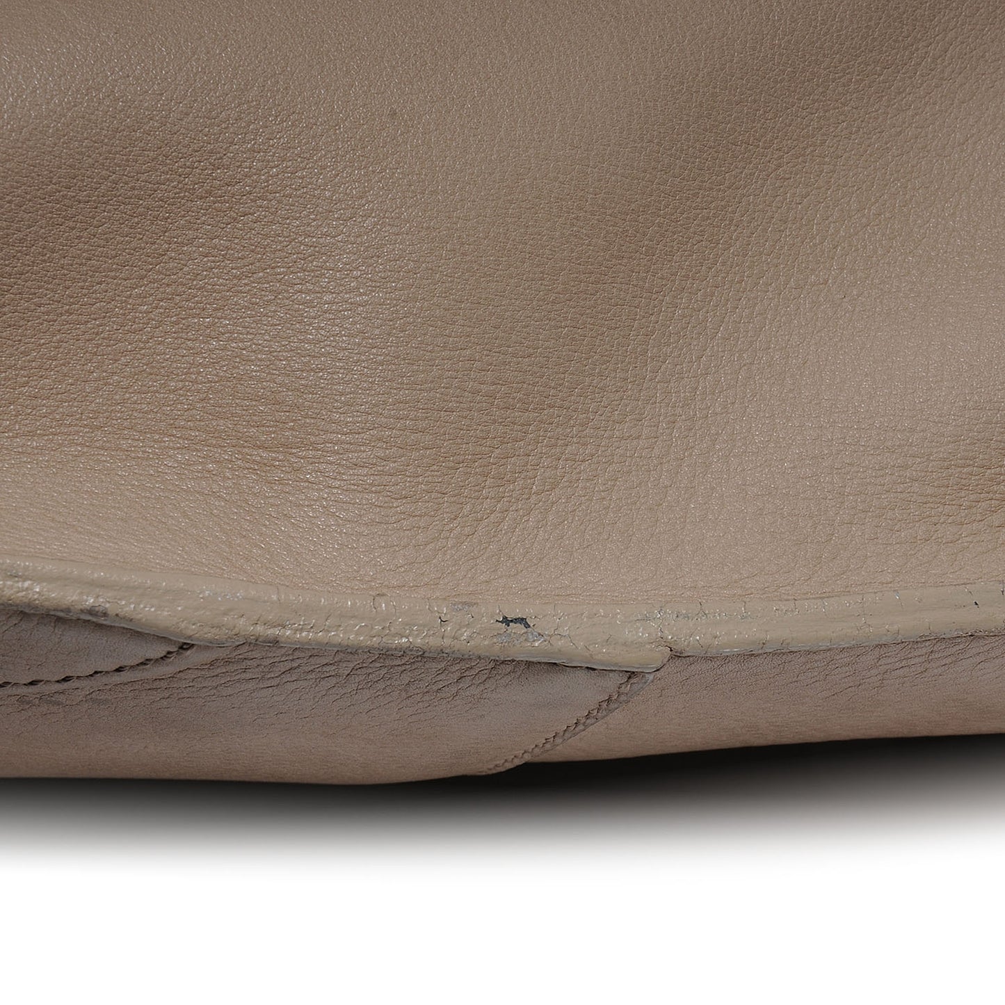 Smooth Calfskin Medium Phantom Luggage Bag Taupe