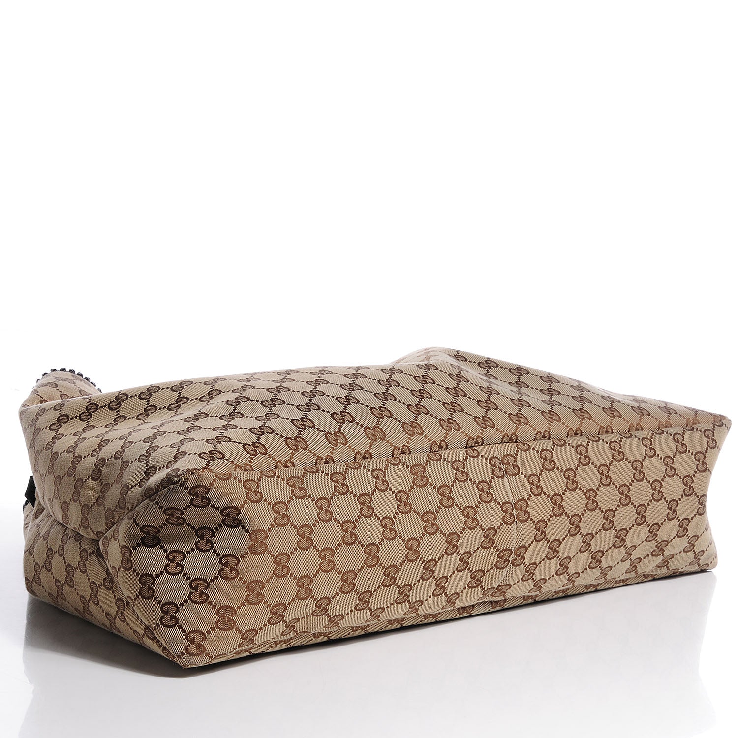 Gucci Monogram Large Horsebit Chain Hobo Dark Brown 4 of 9
