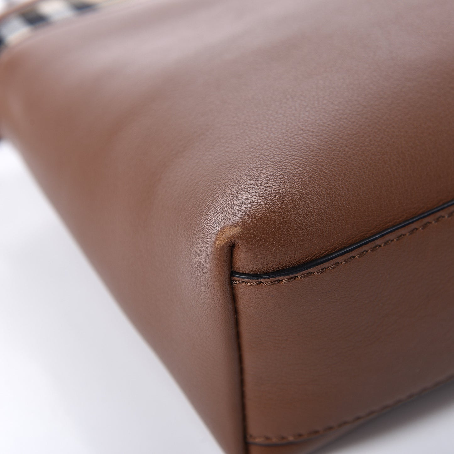 Horseferry Check Small Chichester Crossbody Clutch Bag Honey Tan