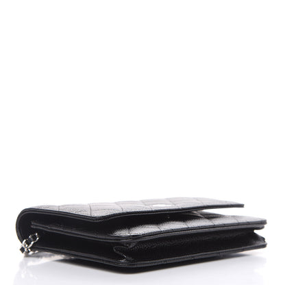 Chanel Caviar Quilted Wallet On Chain WOC Black 4 of 11