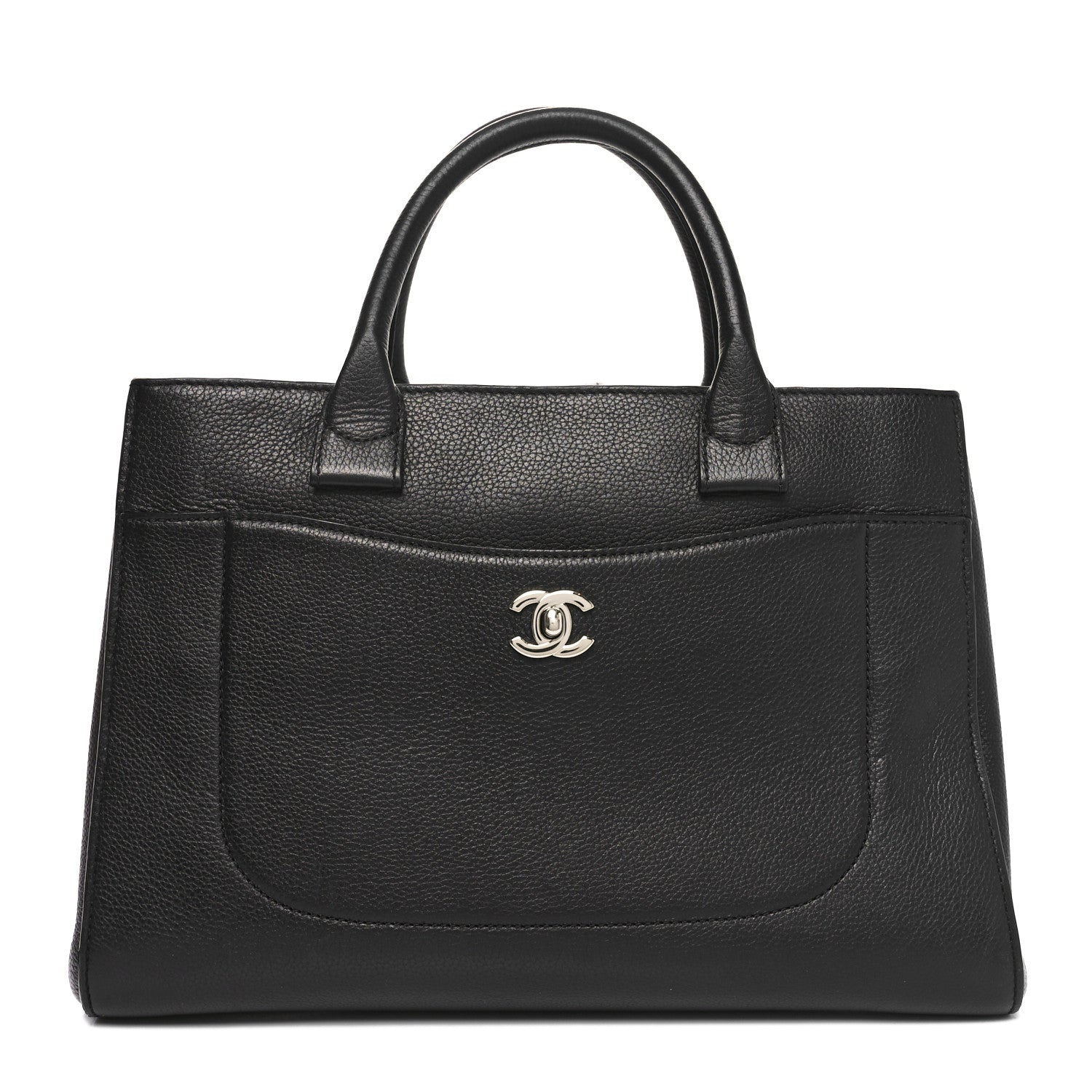 Chanel Grained Calfskin Medium Neo Executive Shopper Tote Black 1 of 10