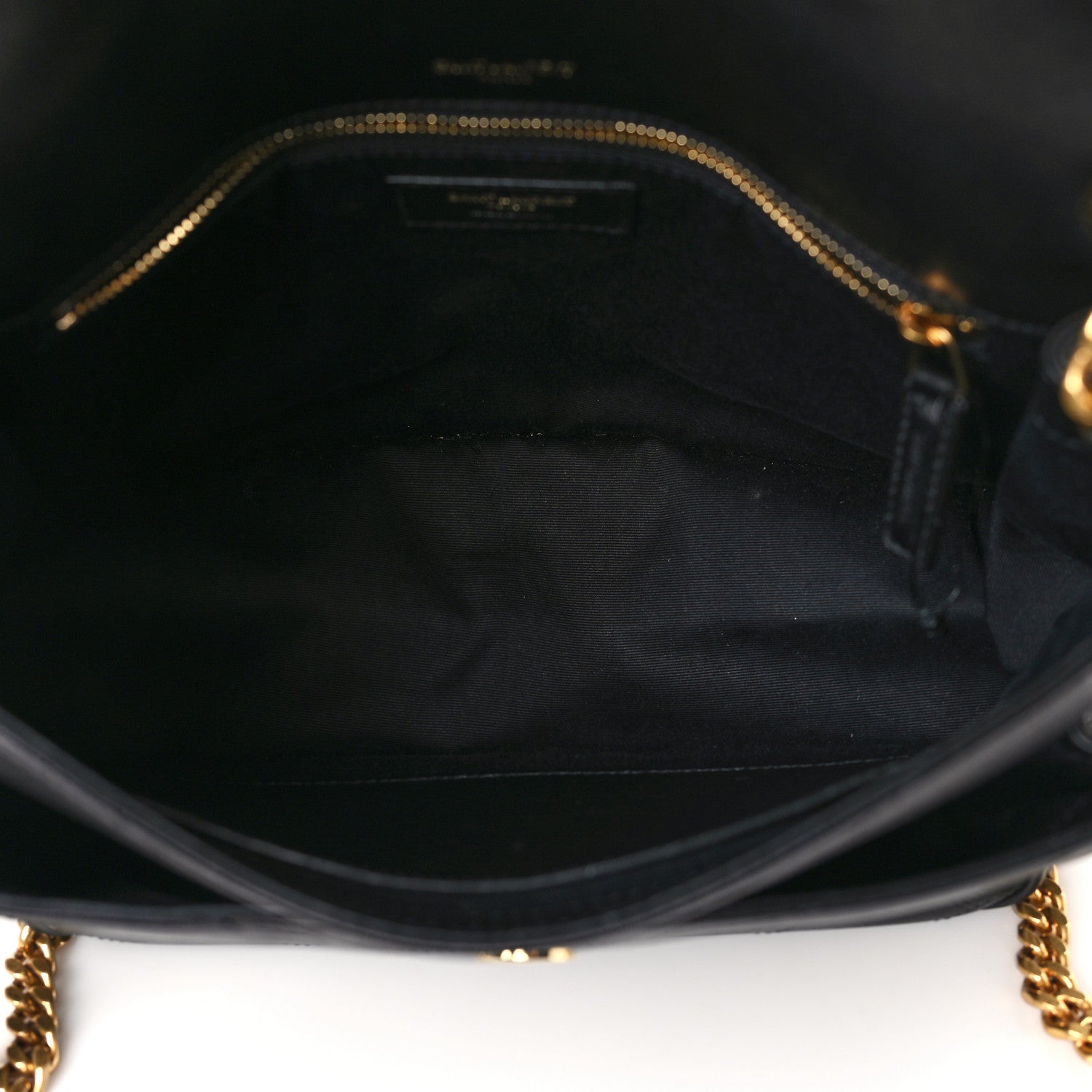 Saint Laurent Lambskin Matelasse Monogram Medium Niki Chain Satchel Black 5 of 9