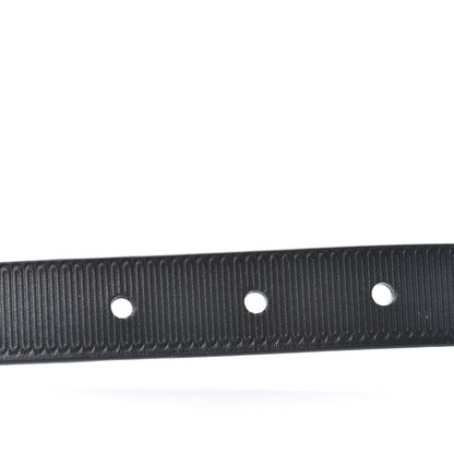 Louis Vuitton Calfskin Embossed 20MM LV Initiales Belt 80 32 Black 7 of 8