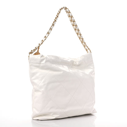 Chanel Calfskin Quilted Small Chanel 22 White 4 of 11
