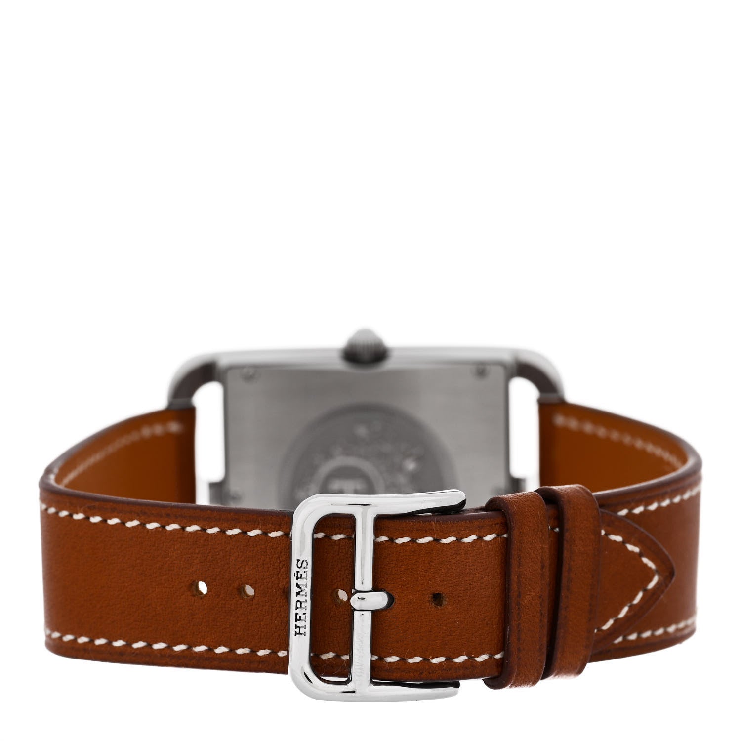 Hermes Stainless Steel Barenia 33mm Cape Cod Quartz Watch Fauve 3 of 6