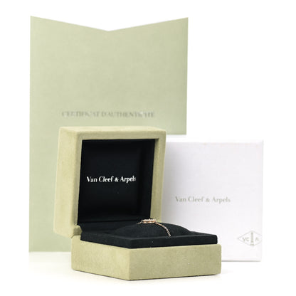 Van Cleef & Arpels 18K Yellow Gold Mother of Pearl Sweet Alhambra Bracelet 7 of 7