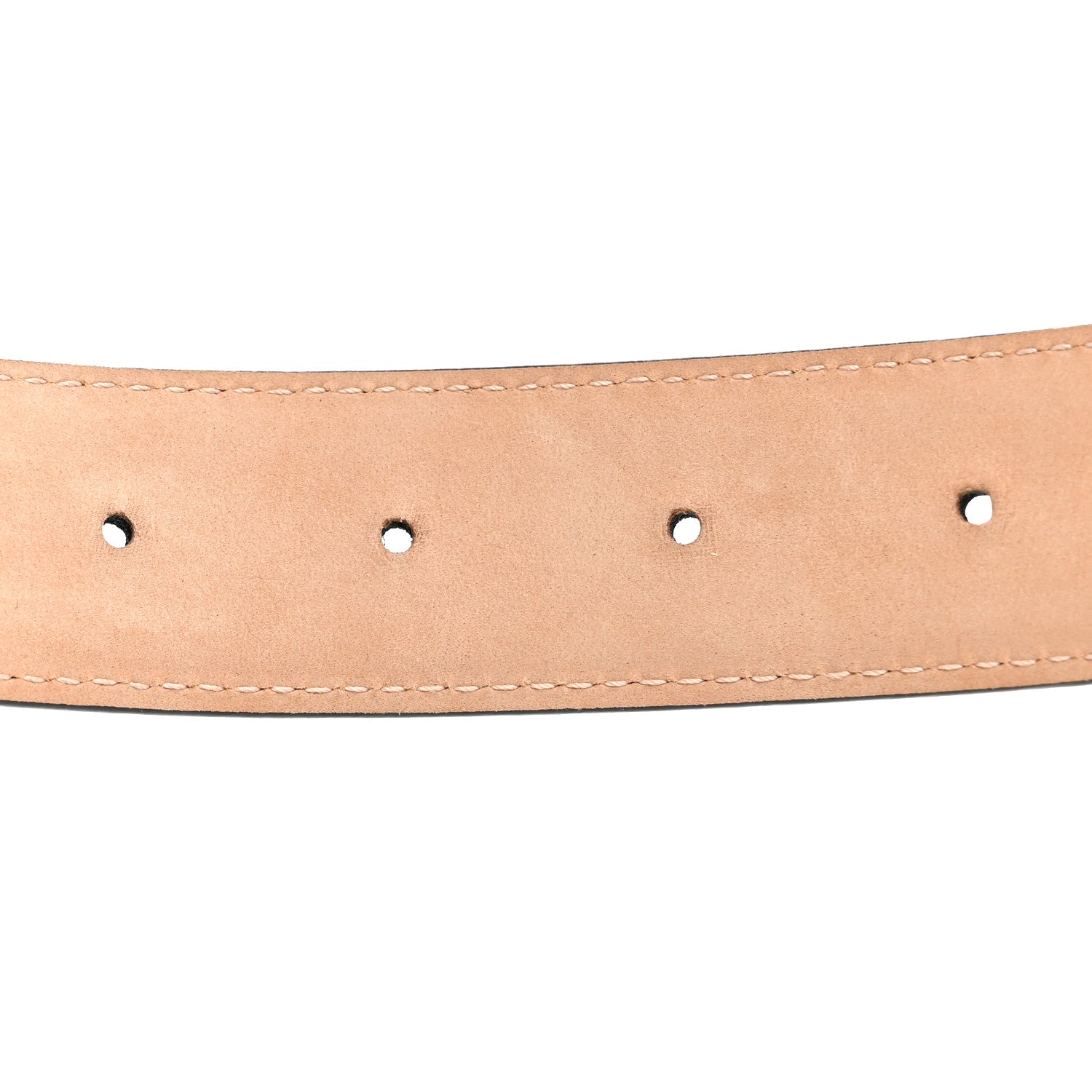 Chanel Crocodile Embossed Calfskin Belt 85 34 Black 6 of 7