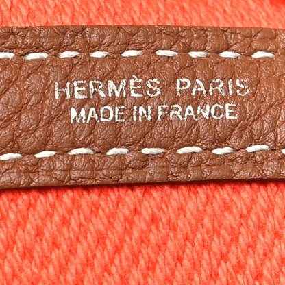Hermes Twill H Negonda Garden Party 36 MM Tote Ecru Desert Gold 6 of 11