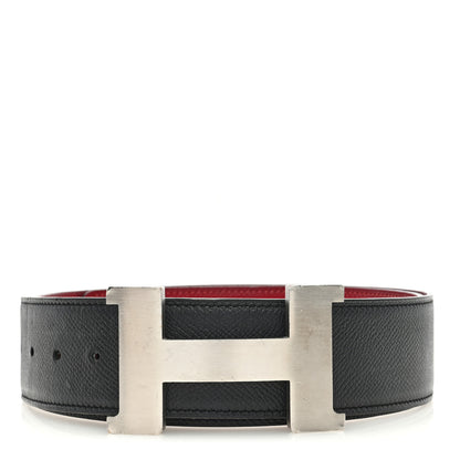 Hermes Epsom 42mm Constance 2 H Belt 80 32 Black Rouge Vif 1 of 5