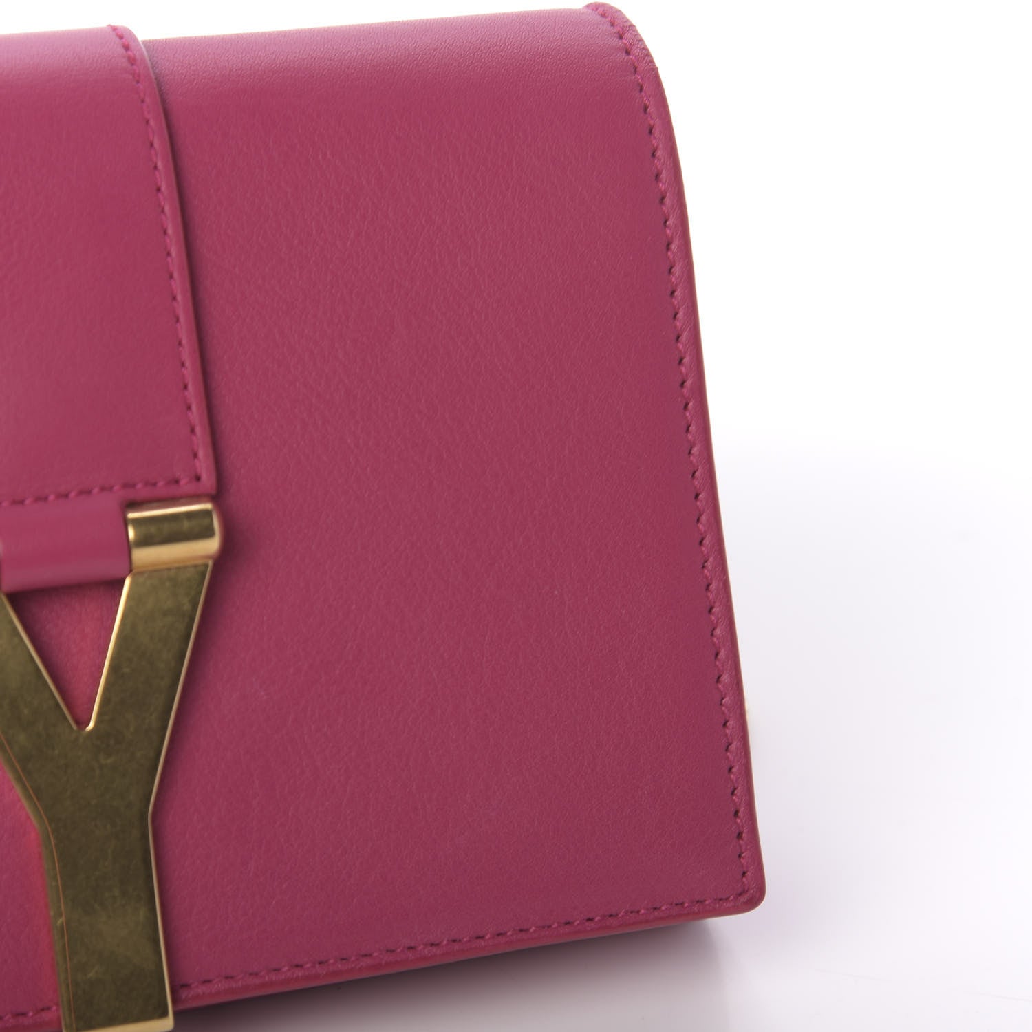 Saint Laurent Calfskin Small Classic Y Satchel Fuchsia 13 of 14