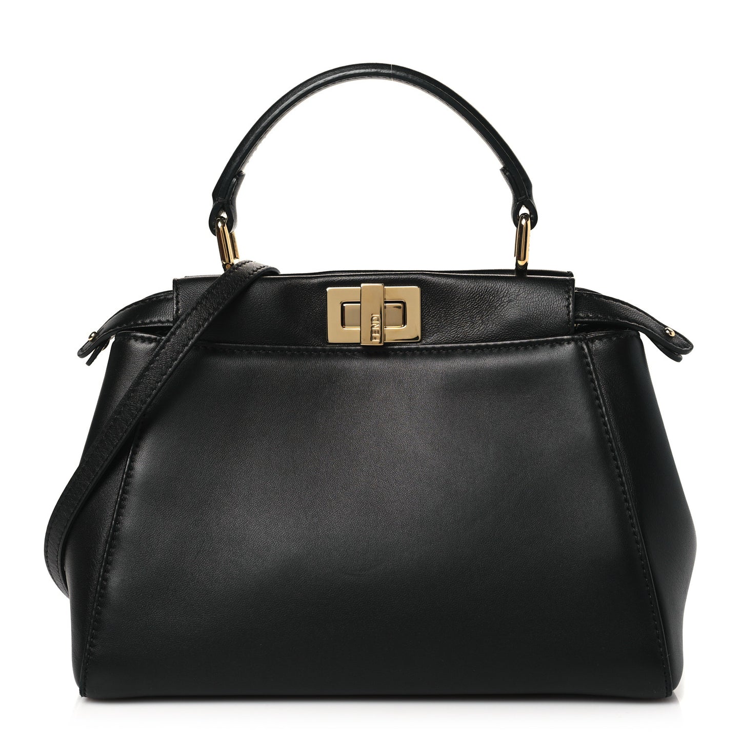 Nappa Mini Peekaboo Iconic Satchel Black