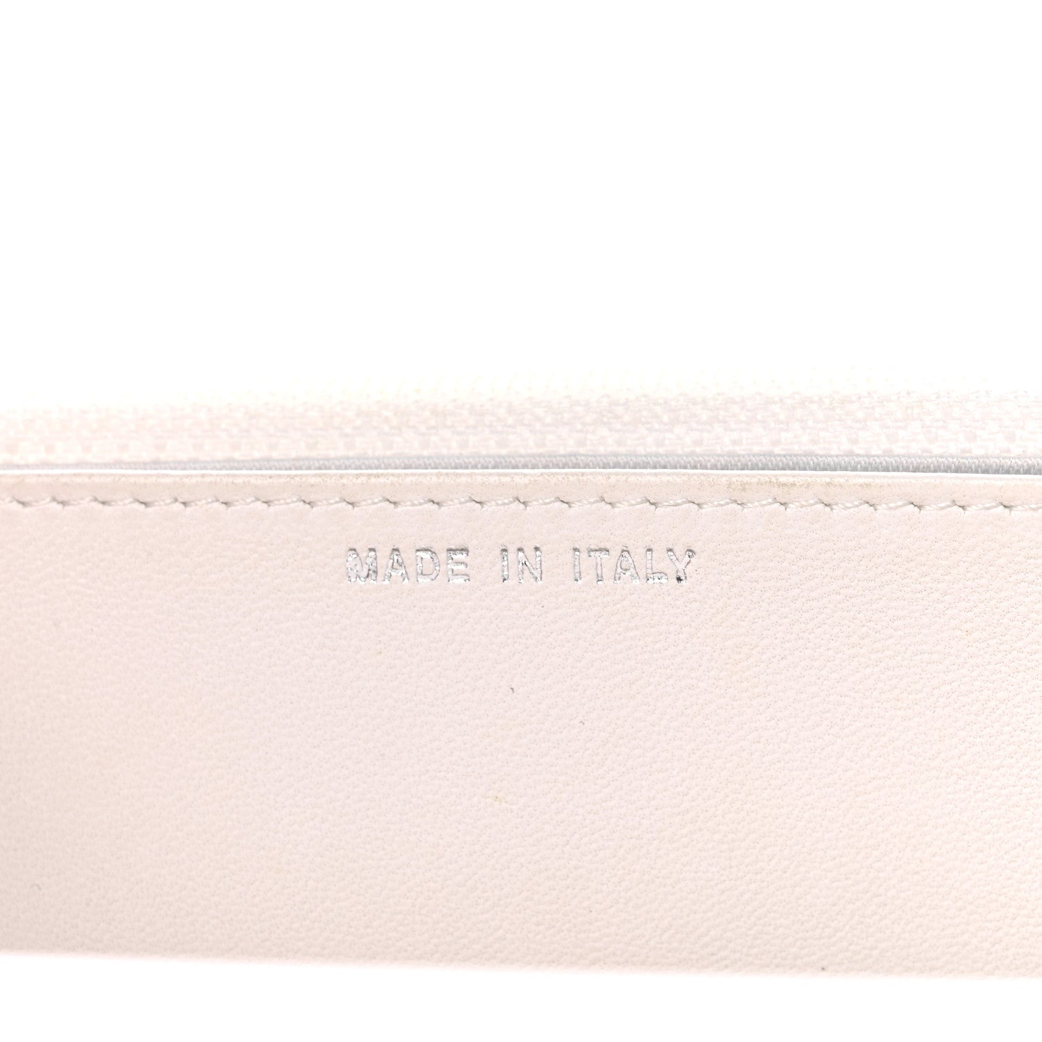 Chanel Tweed Quilted Wallet on Chain WOC White 7 of 11