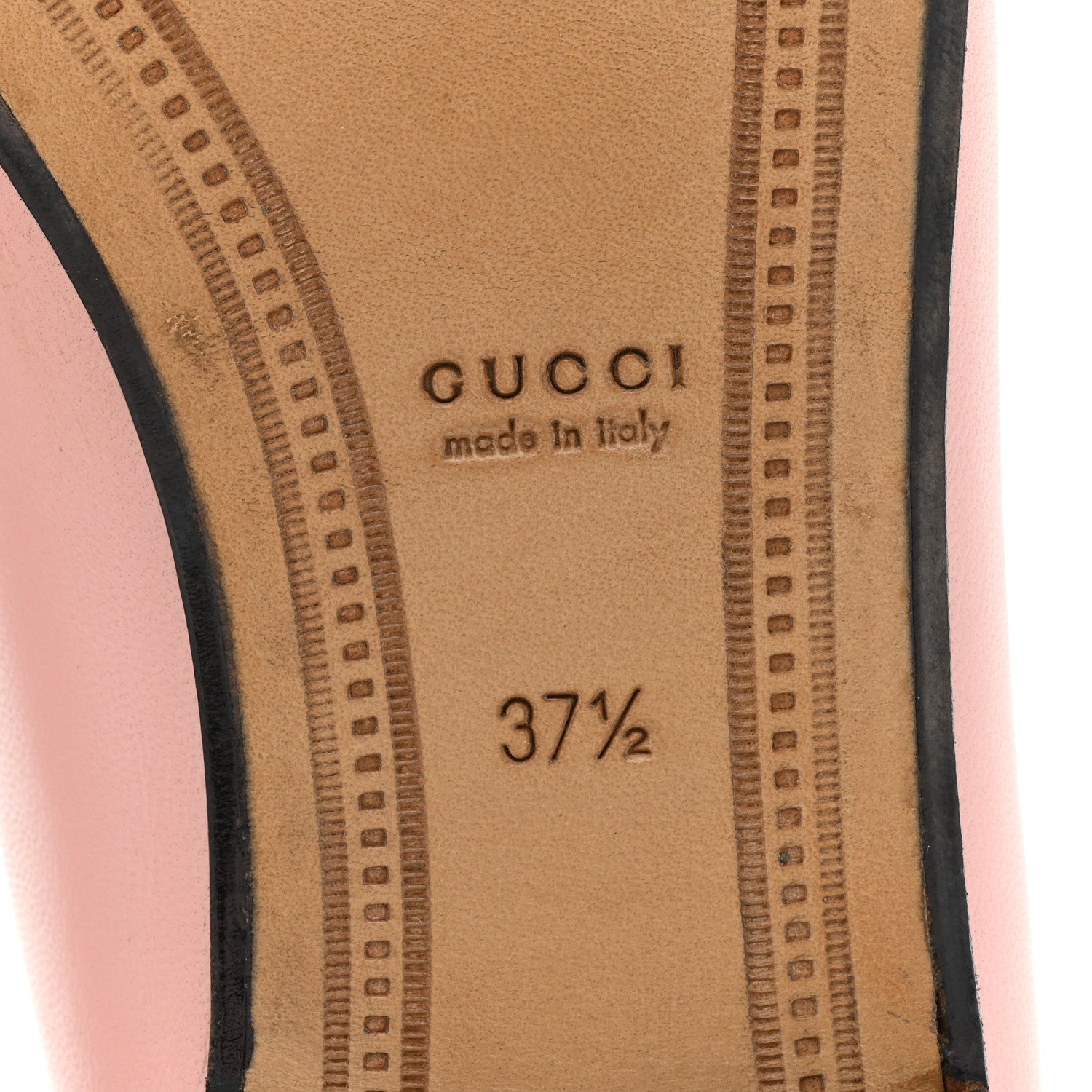 Gucci Lambskin Womens Brixton Horsebit Loafers 37.5 Perfect Pink 6 of 15