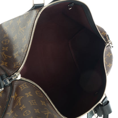 Louis Vuitton Monogram Macassar Keepall Bandouliere 45 7 of 7