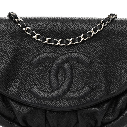 Chanel Caviar Half Moon Wallet On Chain WOC Black 11 of 14