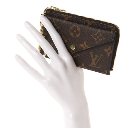 Louis Vuitton Monogram Recto Verso Card Holder Black 2 of 7