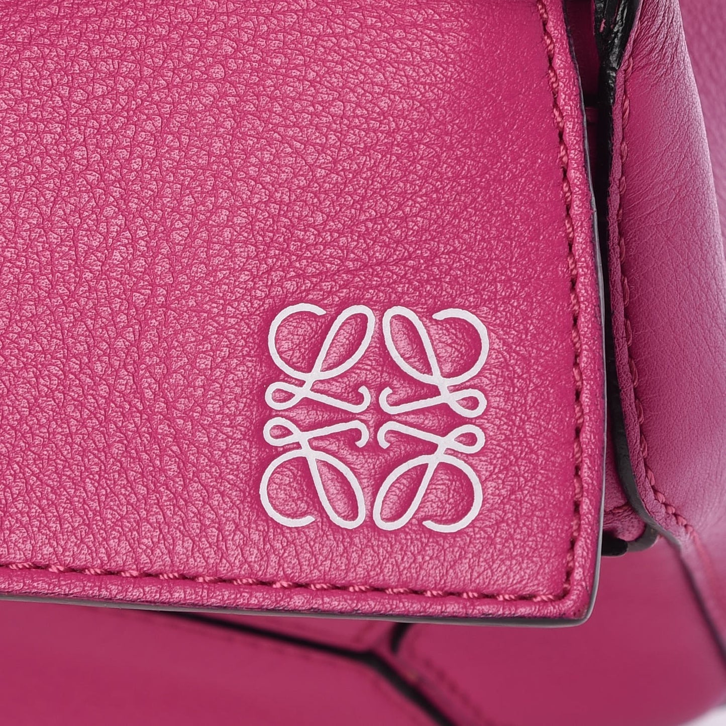 Calfskin Small Puzzle Bag Fuchsia