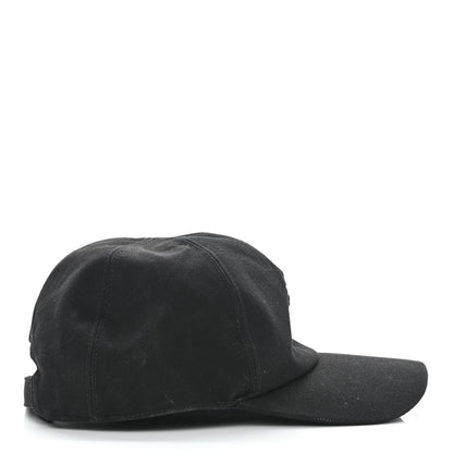 Fendi Cotton FF Ajour Embroidered Baseball Hat 58 Black 6 of 10