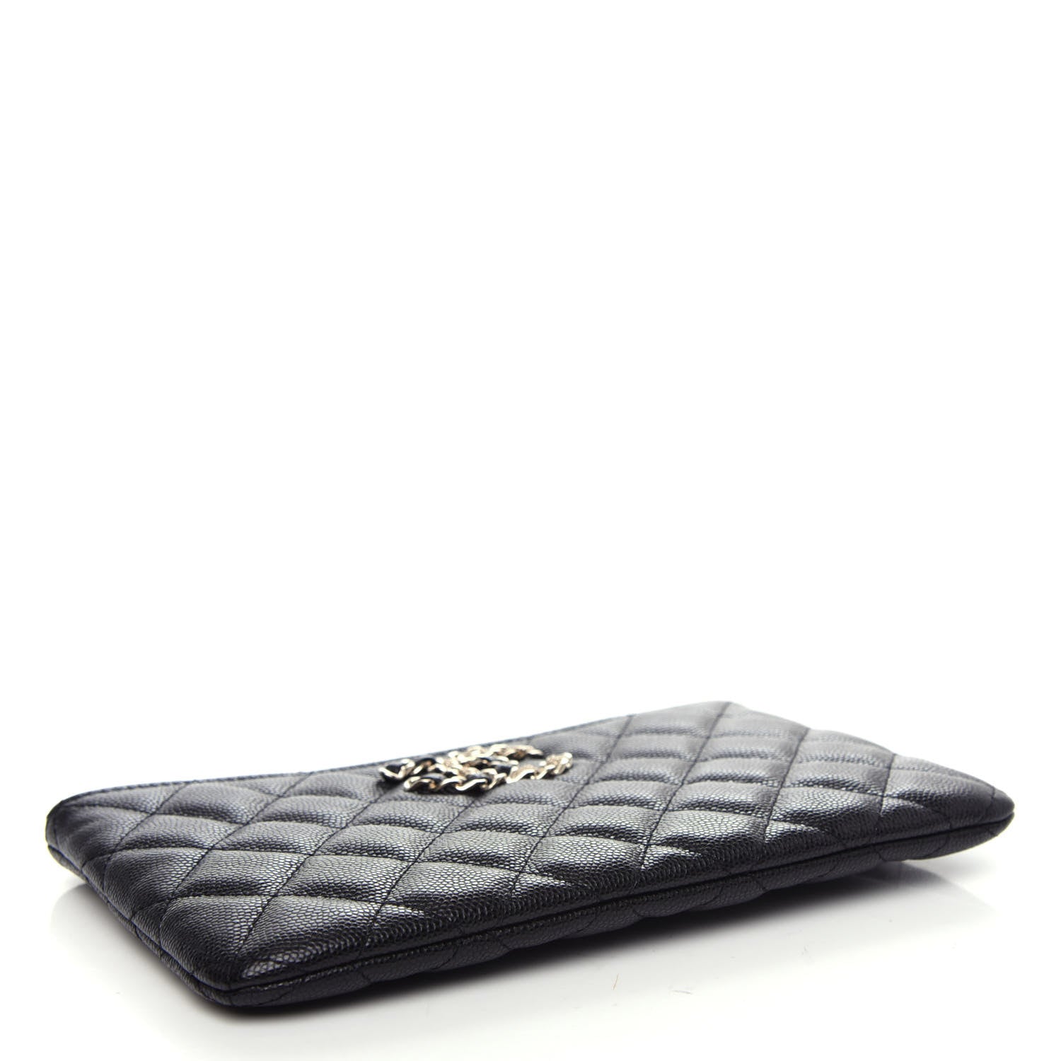 Chanel Caviar Quilted Small French New Wave CC Pouch Black 4 of 8