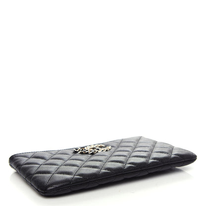 Chanel Caviar Quilted Small French New Wave CC Pouch Black 4 of 8