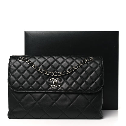 Chanel Calfskin Quilted In The Business Flap Bag Black 11 of 11