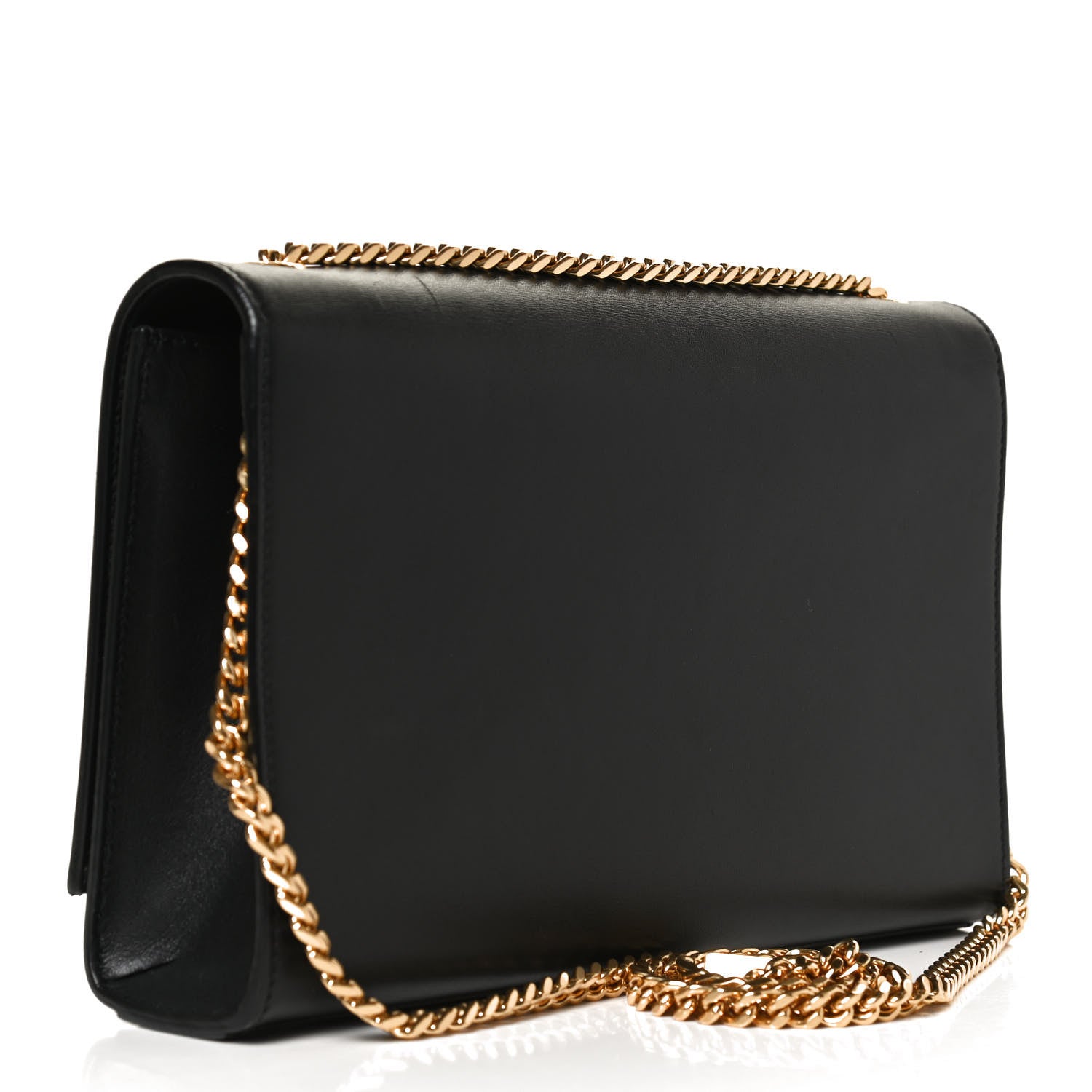 Saint Laurent Smooth Calfskin Medium Classic Monogram Kate Tassel Satchel Black 3 of 10