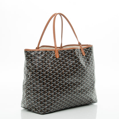 Goyard Goyardine Saint Louis GM Black Gold 3 of 9
