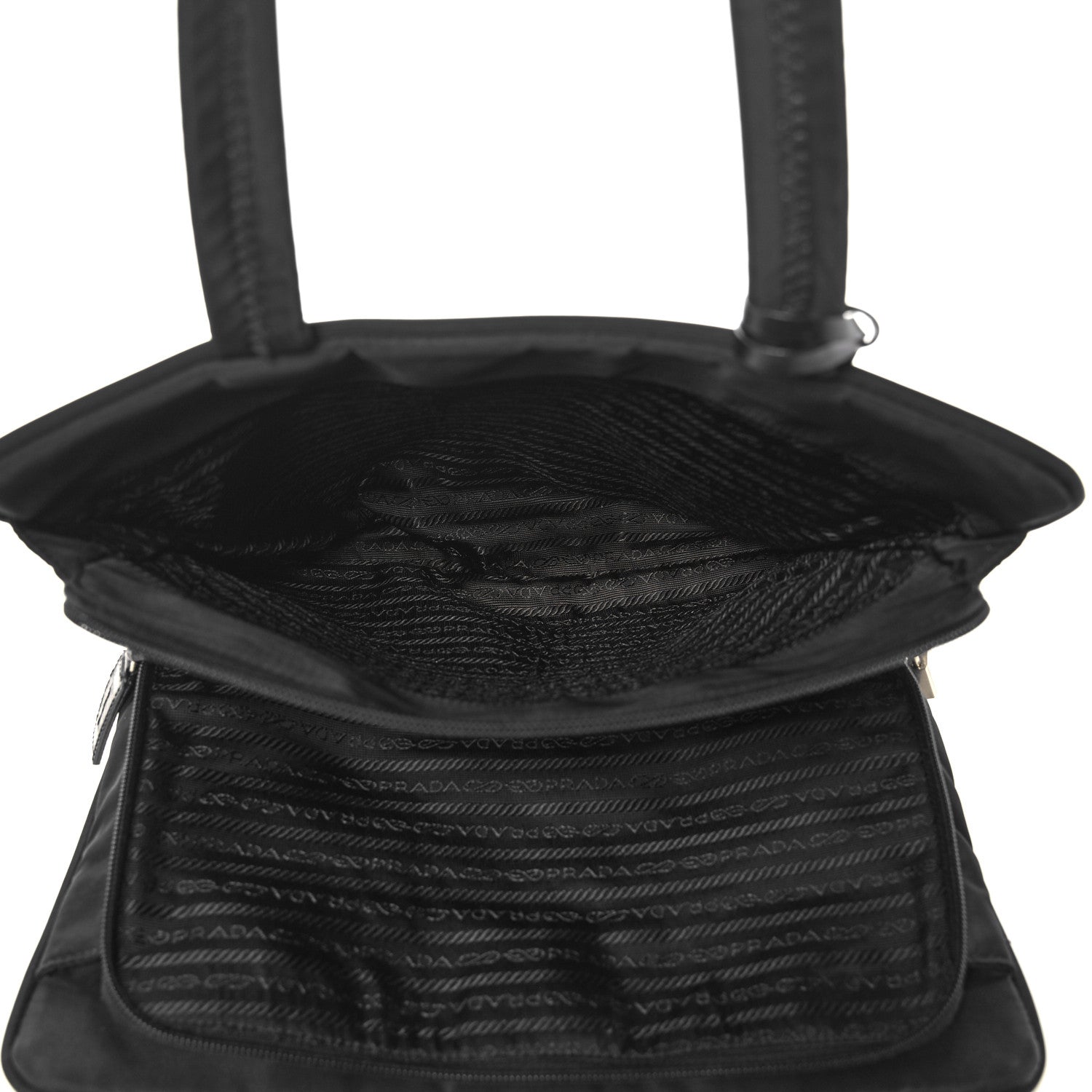 Prada Tessuto Nylon Tote Black 5 of 11