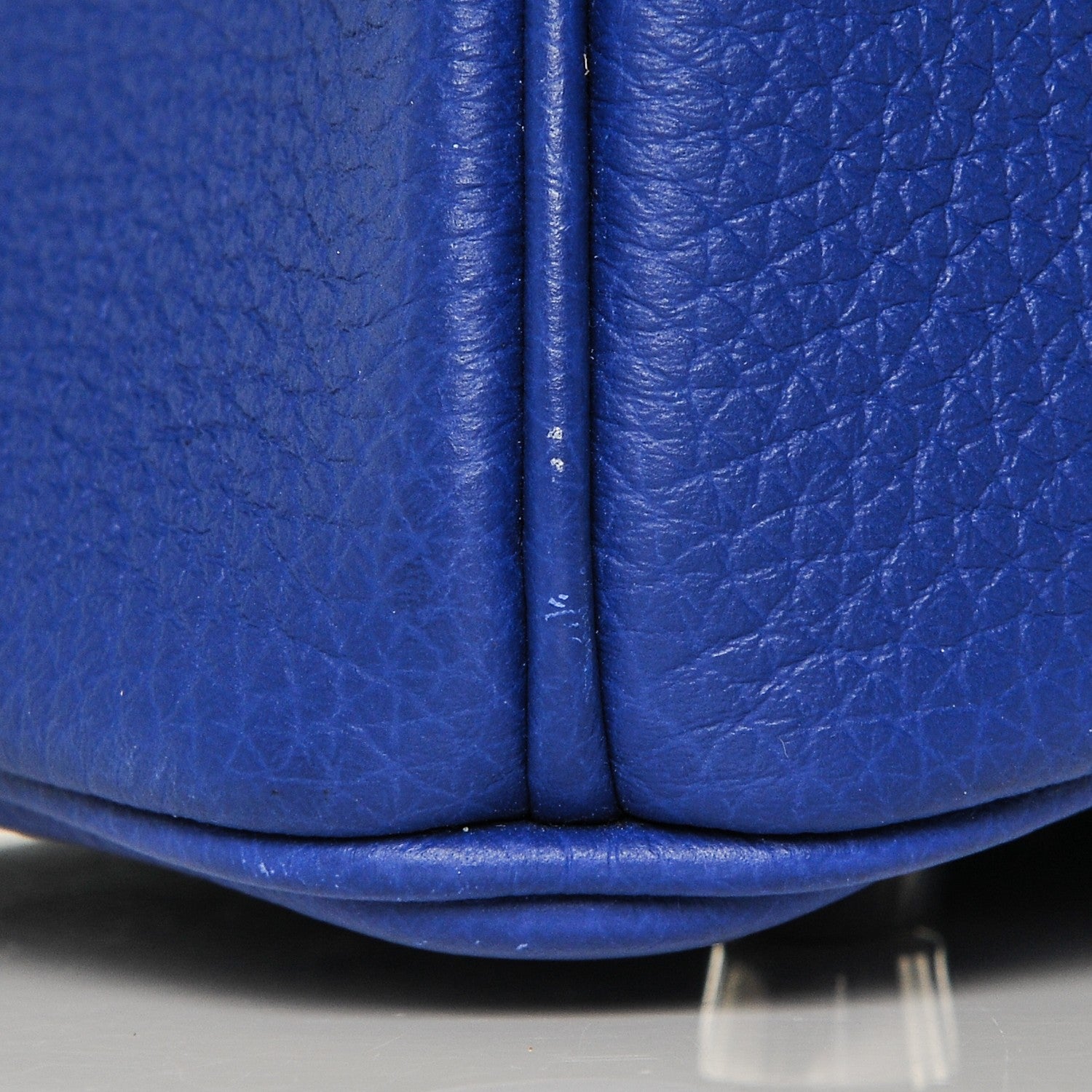 Hermes Togo Horseshoe Birkin 30 Bleu Electrique Rose Lipstick 27 of 29