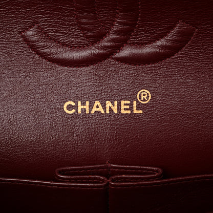Chanel Lambskin Quilted Medium Double Flap Dark Brown 6 of 15