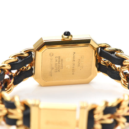 Chanel Stainless Steel Lambskin 20mm Chain Premiere Quartz Watch Gold L 4 of 5