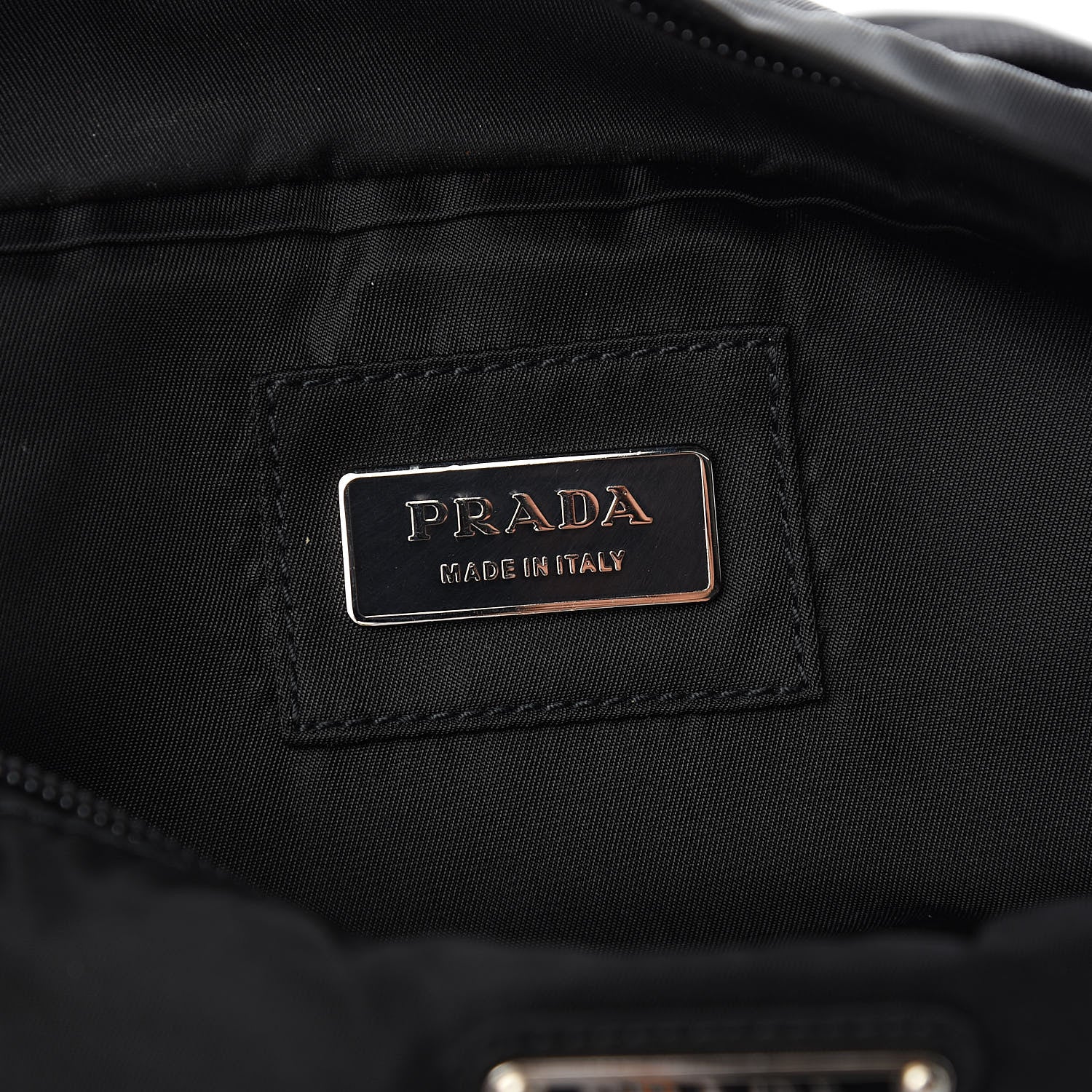 Prada Tessuto Nylon Montagna Belt Bag Black 6 of 10