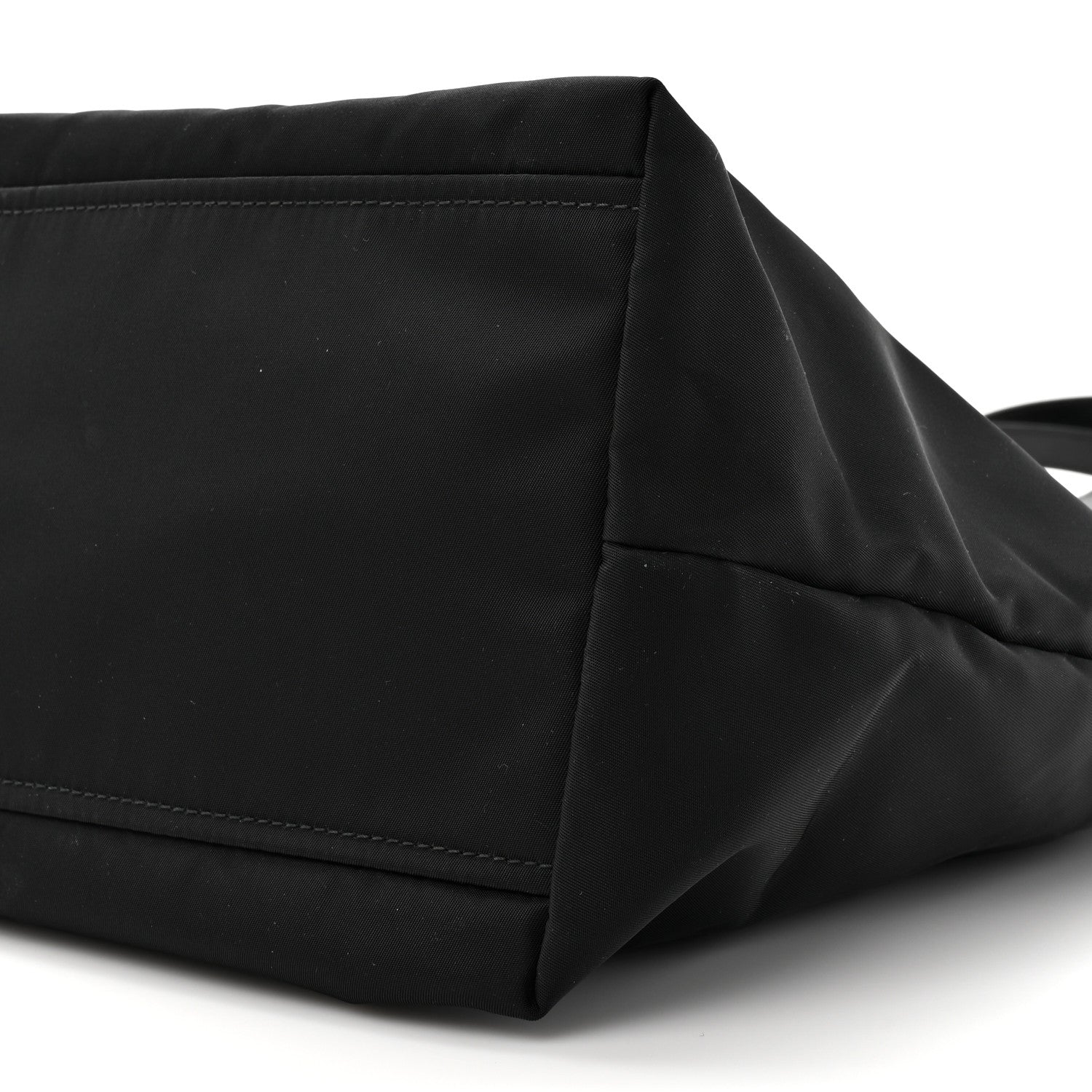 Prada Tessuto Nylon Saffiano Vela Tote Black 8 of 11