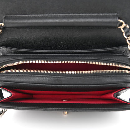 Chanel Caviar Quilted Large Like A Wallet Flap Black 4 of 11