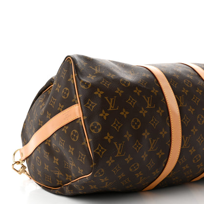 Louis Vuitton Monogram Keepall Bandouliere 50 10 of 17