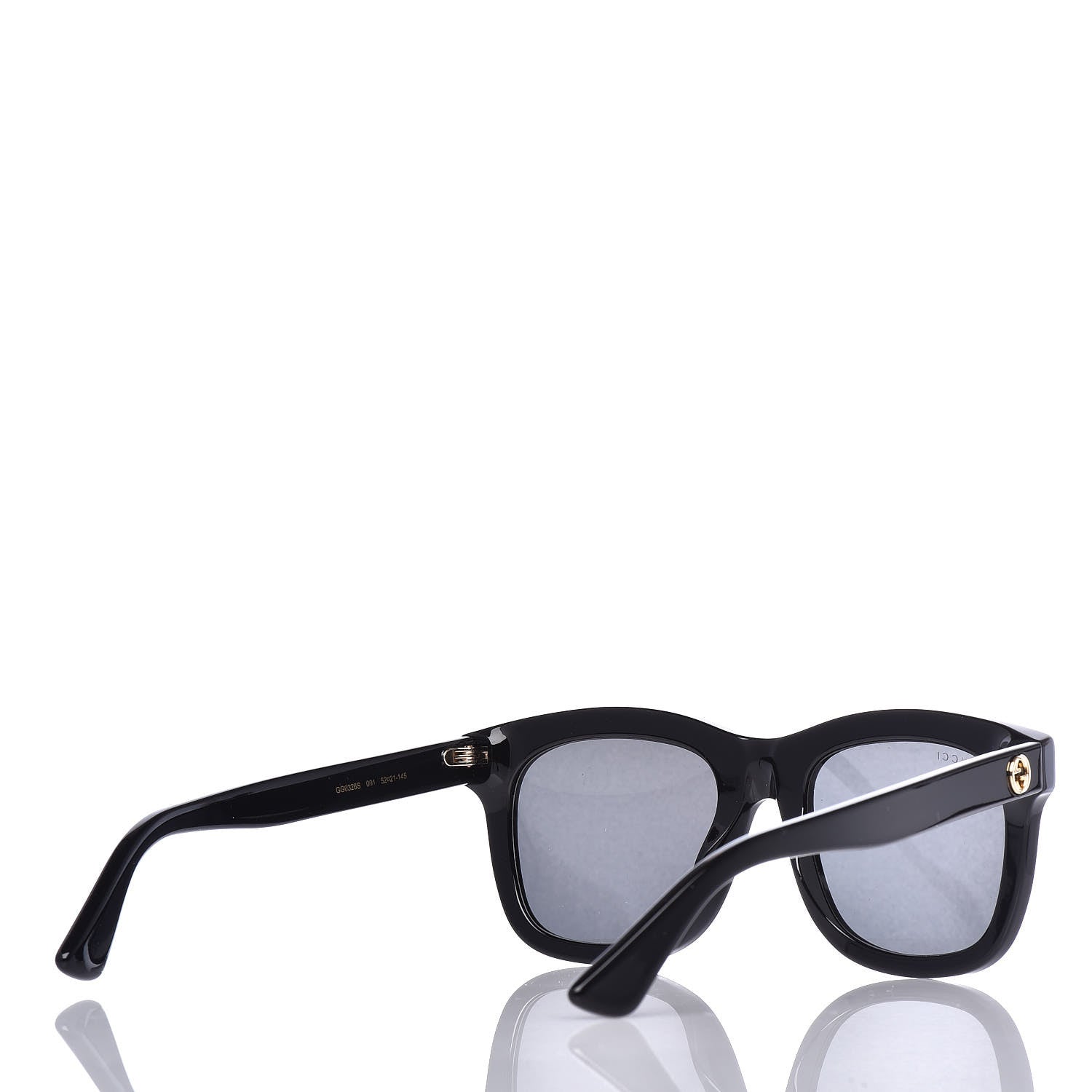 Gucci Square Frame Sunglasses GG0326S Black 4 of 7