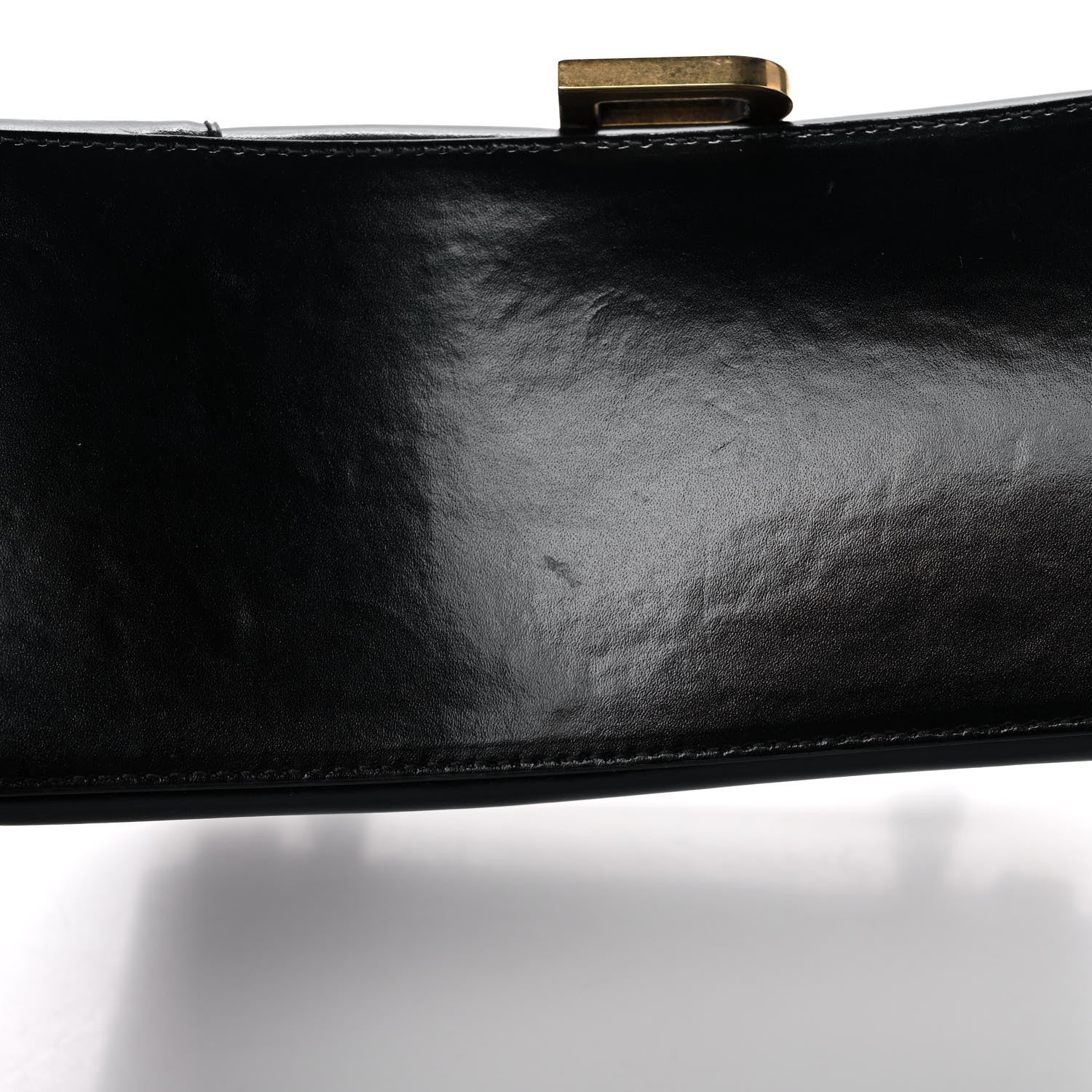 Balenciaga Shiny Box Calfskin Small Hourglass Top Handle Bag Black 14 of 16