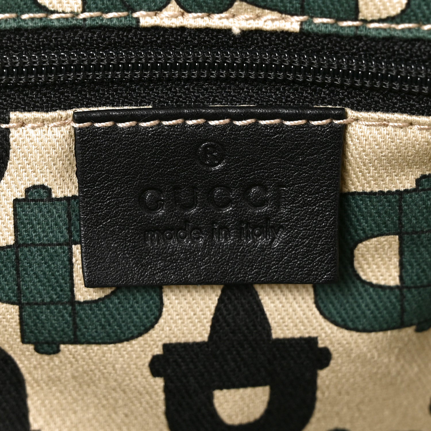 Gucci Guccissima Medium Sukey Tote Black 6 of 10
