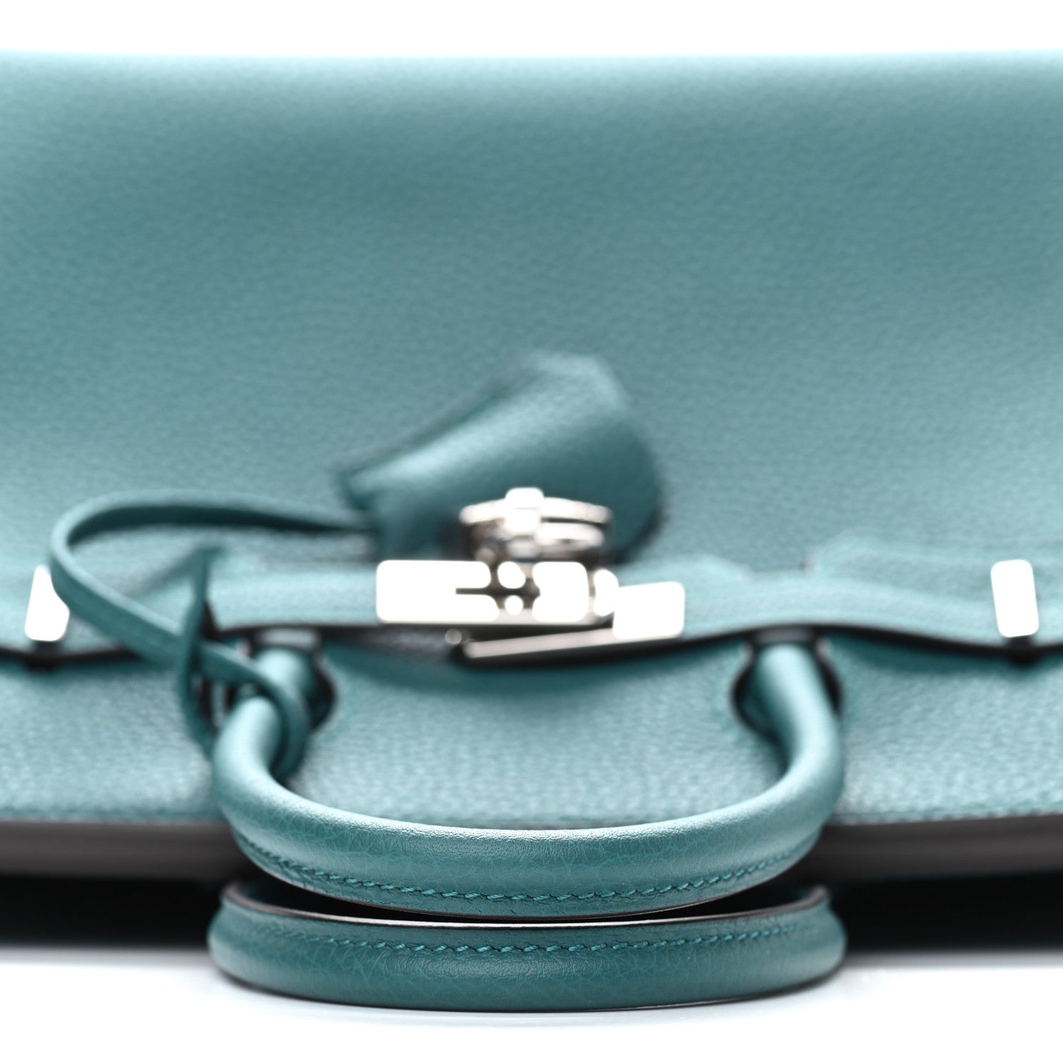 Hermes Togo Verso Birkin 25 Vert Bosphore Bleu Ocean 11 of 32