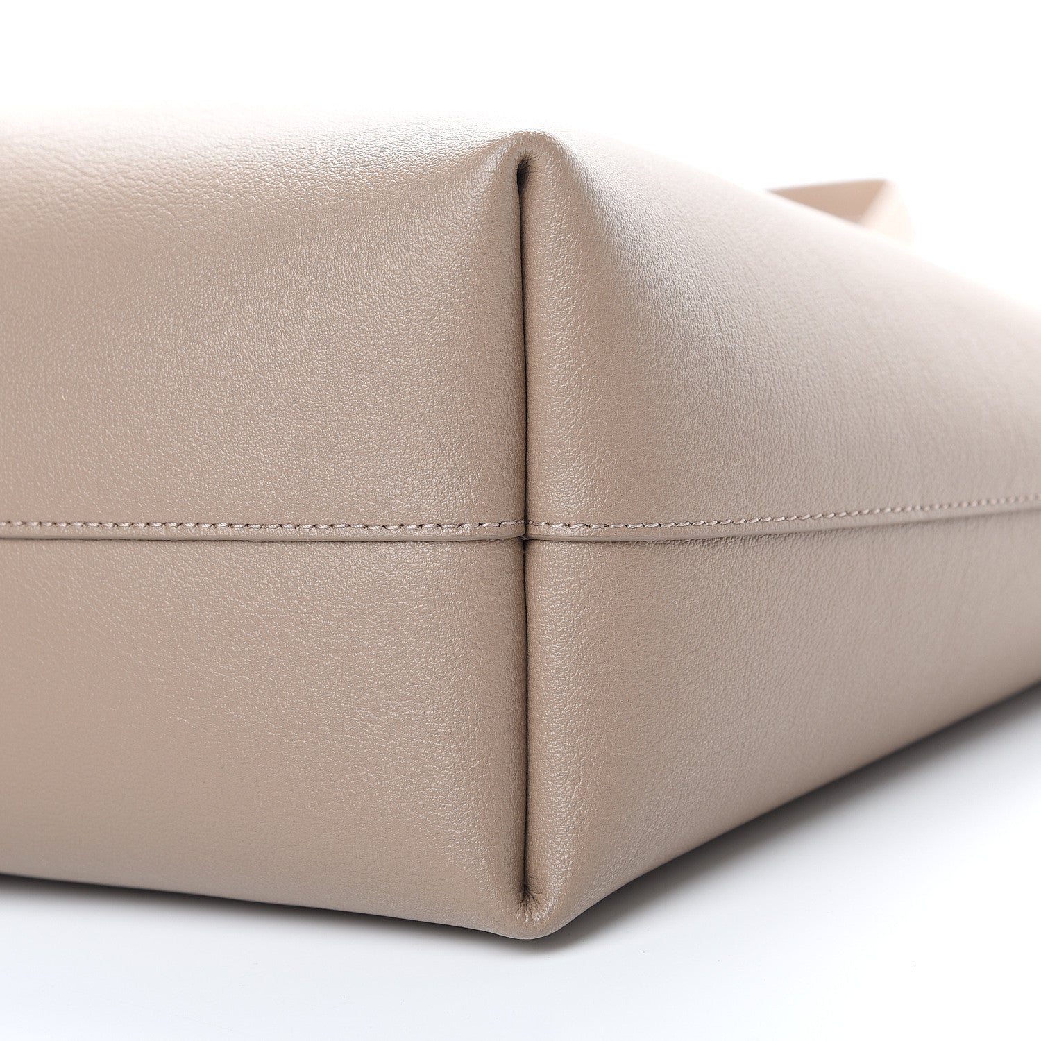 Saint Laurent Calfskin Large Shopping Tote Taupe 10 of 10