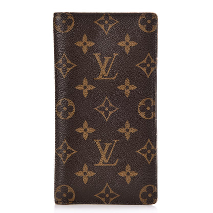 Louis Vuitton Monogram Porte Valeurs Checkbook Wallet 1 of 10