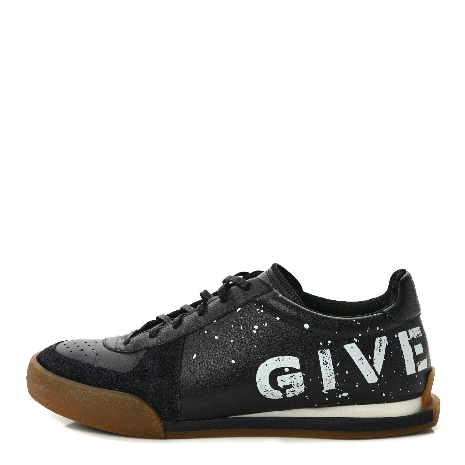 Givenchy Calfskin Mens Set 3 Logo Tennis Sneakers 41 Black White 1 of 12