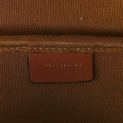 Celine Triomphe Canvas Calfskin Medium Bucket Bag Tan 7 of 10